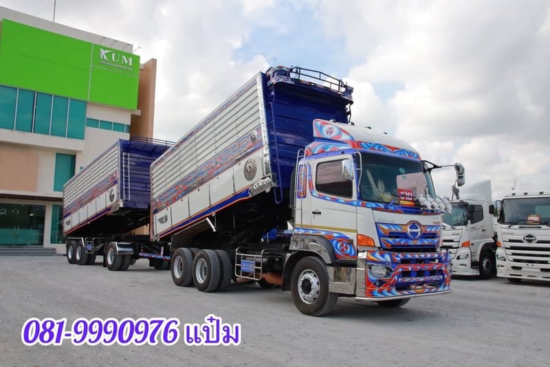 🚛สิบล้อดั้มพ์ พ่วงเเม่ลูก ปี 2561 HINO FM1A 344 เเรงม้า (3362)(3363) 🚛สิบล้อดั้มพ์ พ่วงเเม่ลูก ปี 2561 HINO FM1A 344 เเรงม้า (3362)(3363)
