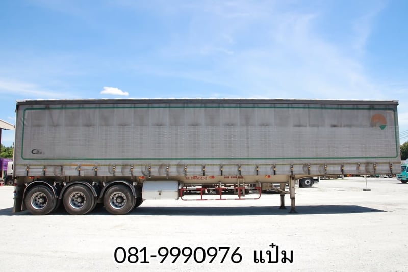 หางตู้ผ้าใบ สามเพลา อู่พนัส  ปี 2563 (1848) ยาว 13.45 กว้าง 2.5 สูง 2.4