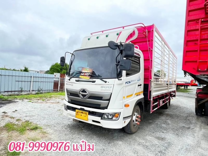HINO FC9J 210แรงม้า รถบรรทุก 6ล้อ กระบะเหล็กติดเครน ปี2023 เลขไมล์ 100,000 กม. HINO FC9J 210แรงม้า รถบรรทุก 6ล้อ กระบะเหล็กติดเครน ปี2023 เลขไมล์ 100,000 กม.