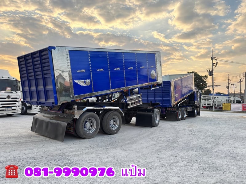 ☎️สิบล้อดั้มพ์ พ่วงเเม่ลูก ปี 66 ISUZU FXZ  360 แรงม้า Sาคา  3,050,000.-(5236)(5237)