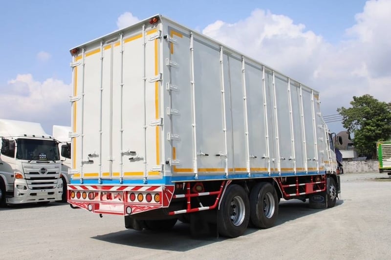 สิบล้อตู้สิบบาน HINO FL8J  260 แรงม้า ปี 2561  (2716)