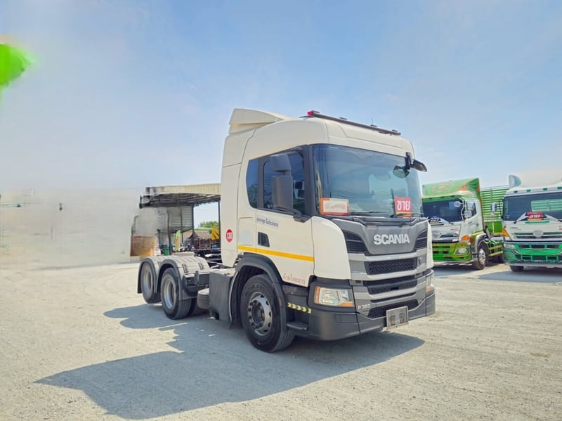 สิบล้อหัวลาก SCANIA P360  แรง ปี 2562 (1243) Sาคา  1,890,000 .- โทร .081-9990976 แป๋ม