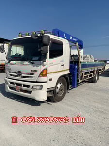 🚚หกล้อติดเครน ปี 56 HINO FG8J 212 เเรง เครน TADANO 8 ตัน 3 ปอก Sาคา 1,390,000.-(7098) 🚚หกล้อติดเครน ปี 56 HINO FG8J 212 เเรง เครน TADANO 8 ตัน 3 ปอก Sาคา 1,390,000.-(7098)