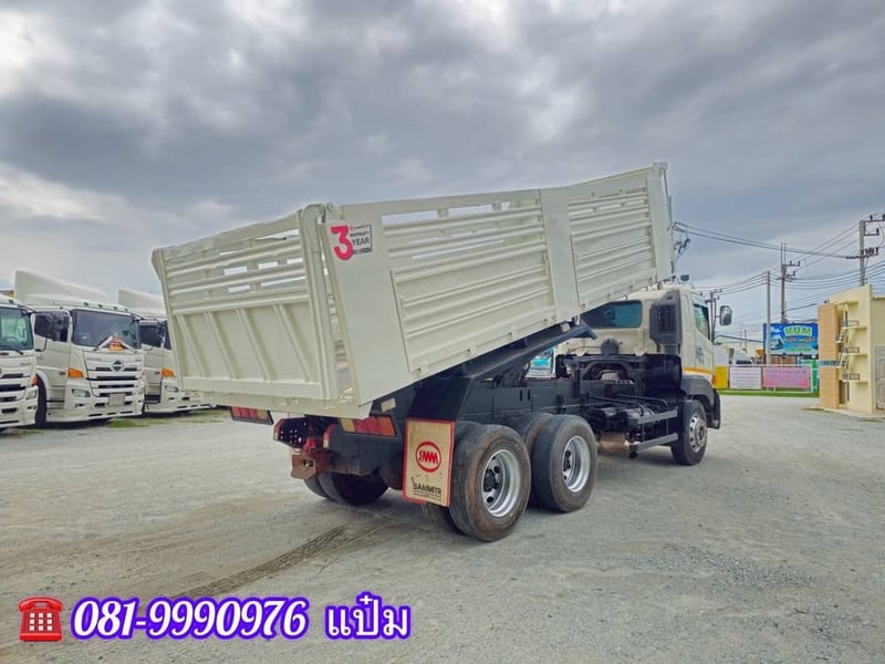 🚚 สิบล้อดั้มพ์  HINO FM1A 344   แรงม้า ปี 60 ( 2539 ) Sาคา 1,660,000.-