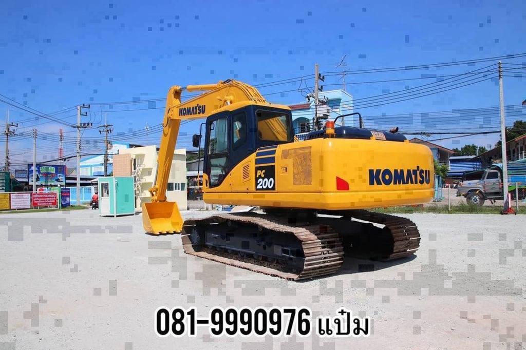 🚚รถเเบ็คโฮล  KOMATSU  PC200-7  ปี 2548 (4599) ราคา 790,000.- 🚚รถเเบ็คโฮล  KOMATSU  PC200-7  ปี 2548 (4599) ราคา 790,000.-