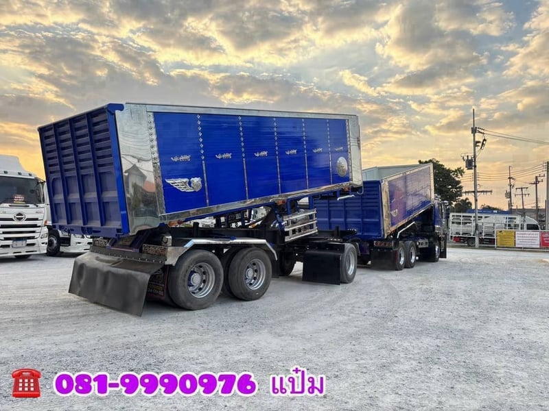 ☎️สิบล้อดั้มพ์ พ่วงเเม่ลูก ปี 66 ISUZU FXZ  360 แรงม้า Sาคา  2,850,000.-(5236)(5237)