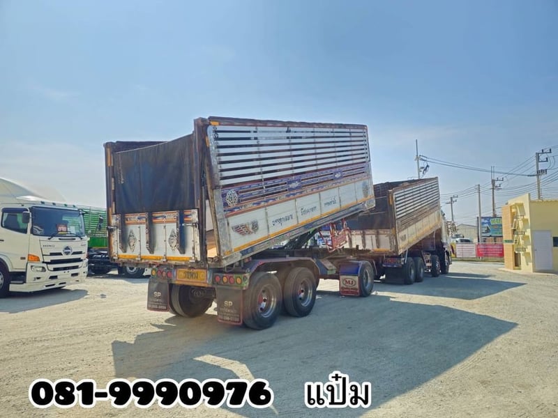 🚜12 ล้อดั้มพ์เกษตร พ่วงเเม่ลูก ISUZU FYH 360 แรงม้า ปี 2556 (0856) 🚜12 ล้อดั้มพ์เกษตร พ่วงเเม่ลูก ISUZU FYH 360 แรงม้า ปี 2556 (0856)