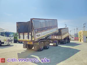 🚚สิบสองล้อดั้มพ์ แม่ลูก ปี 2556 ISUZU  FYH  360 เเรงม้า  Sาคา  1,930,000.-(2507)(2508)