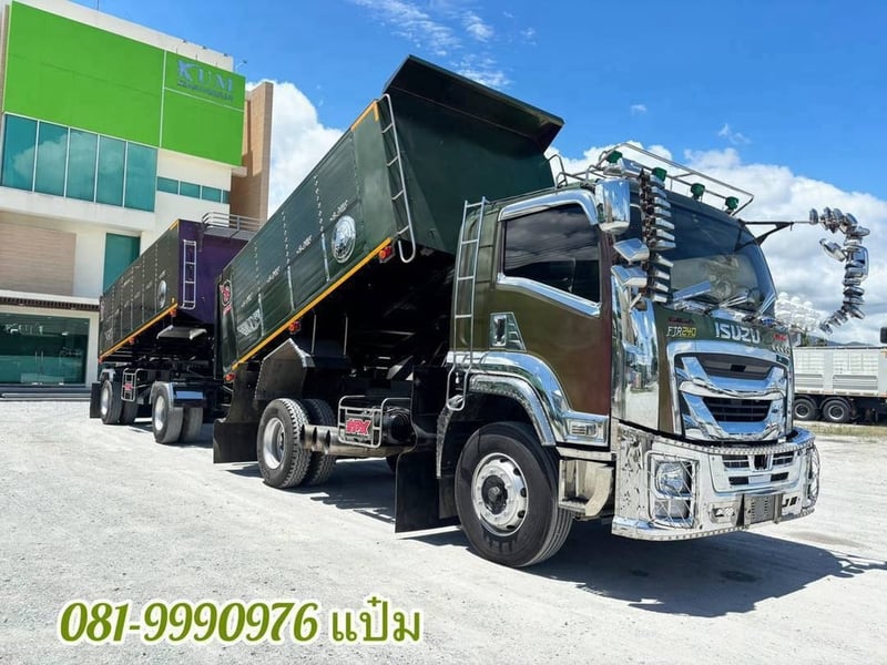 🚛 Vายหกล้อดั้มพ์ พ่วงแม่ลูก ปี 2565 🚛 🔥 ISUZU FTR 240 แรงม้า ( 5403)(5404) 🚛 Vายหกล้อดั้มพ์ พ่วงแม่ลูก ปี 2565 🚛 🔥 ISUZU FTR 240 แรงม้า ( 5403)(5404)