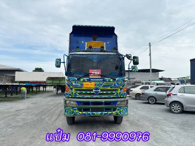 🚚สิบล้อดั้มพ์ พ่วงเเม่ลูก  ปี 56  HINO 344 แรงม้า Sาคา  1,370,000.-(3163)(3164)