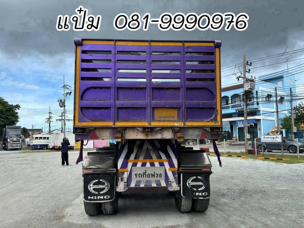 🚚หางเซมิดั้มพ์ สองเพลา  อู่ เอส เค ที ปี 2562 ราคา  450,000.-(8798)