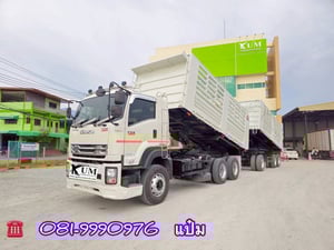 🚚 สิบล้อดั้มพ์ พ่วงเเม่-ลูก ปี 65 ISUZU FXZ 360 เเรง ( 3843)(3844) Sาคา 2,990,000.-