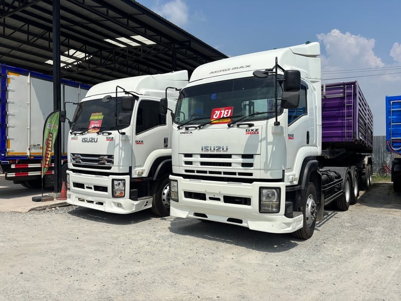 🚛ISUZU GXZ 360 เเรง ปี 2566 Sาคา  2,390,000.- ( 9050) 🚚ISUZU GXZ 360 เเรง ปี 2560 Sาคา  1,590,000.-( 5347)