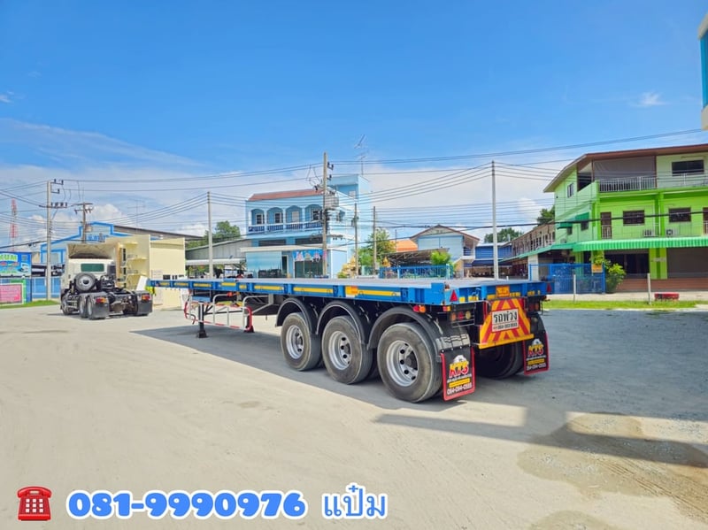 หางพื้นเรียบ สามเพลา อู่วาฟา  ปี 2561 Sาคา  420,000.-(5439)