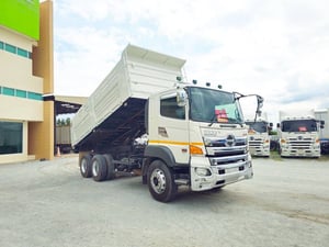 สิบล้อดั้มพ์ ปี 2560(2539) HINO  FM1A 344 แรงม้า