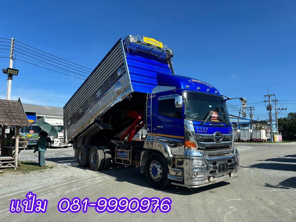 🚚 สิบล้อดั้มพ์  ปี 2566 HINO FM1A 344  เเรงม้า ราคา  2,150,000.-(2108)