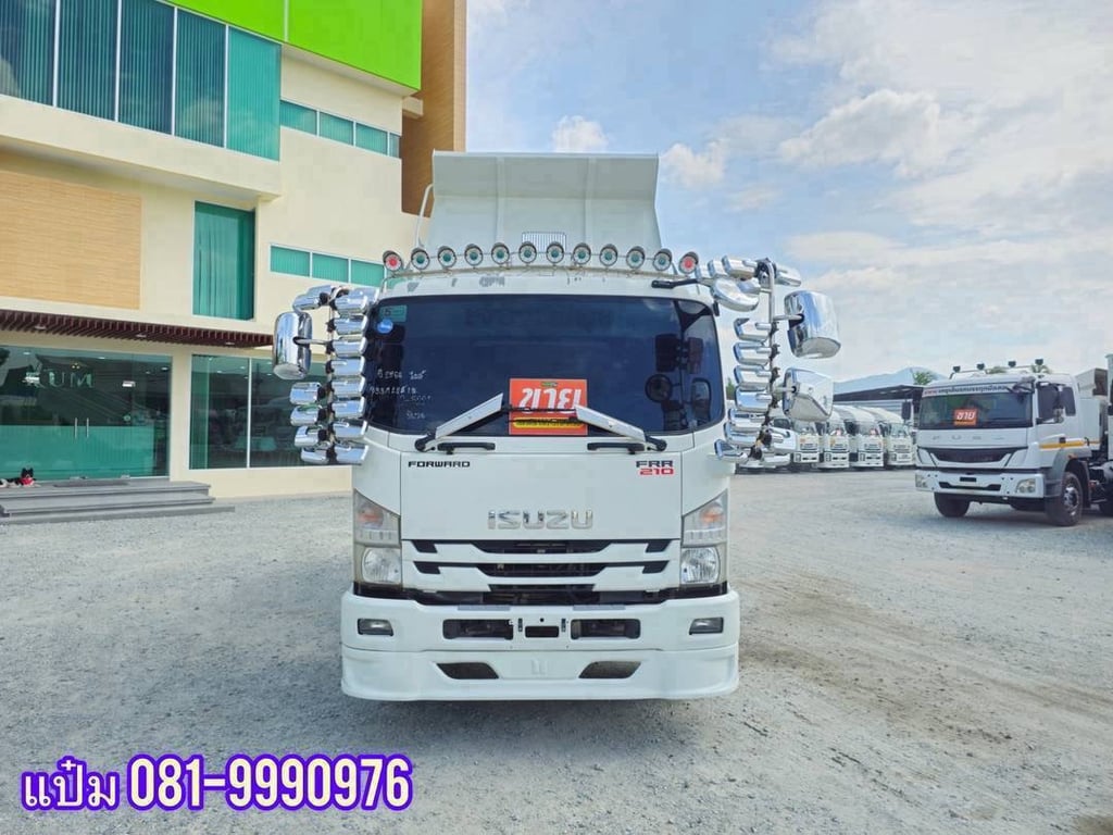 🚚หกล้อดั้มพ์  ปี 2564 ISUZU FRR  210 แรงม้า Sาคา  950,000.-(3221)