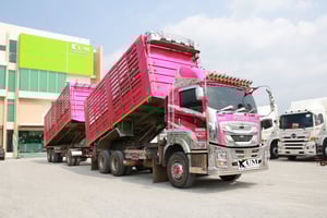 สิบล้อดั้มพ์พ่วง ISUZU FXZ  360 แรงม้า ปี 65 (2591)