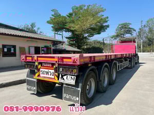 🚛หางพื้นเรียบ สามเพลา อู่พนัส   ปี 2565 Sาคา  400,000.-(2254)