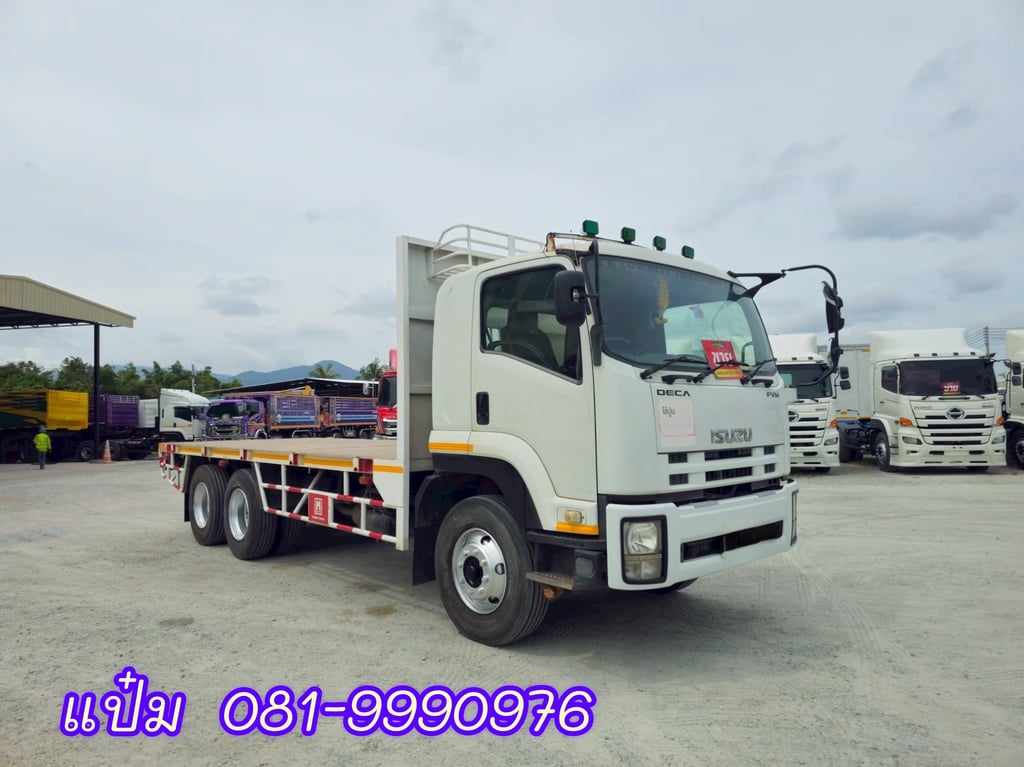 ISUZU FVM 240แรงม้า รถบรรทุก 10ล้อ พื้นเรียบ ปี2013 เลขไมล์ 280,000 กม. ISUZU FVM 240แรงม้า รถบรรทุก 10ล้อ พื้นเรียบ ปี2013 เลขไมล์ 280,000 กม.