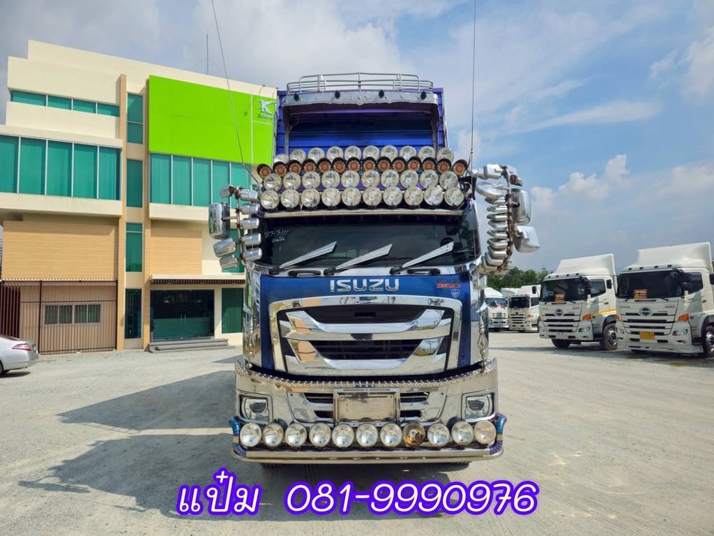 สิบล้อดั้มพ์ พ่วงเเม่ลูก ปี 2566  สองเพลา ISUZU  FXZ  360 แรงม้า ราคา 2,950,000.-(3111)(3112)