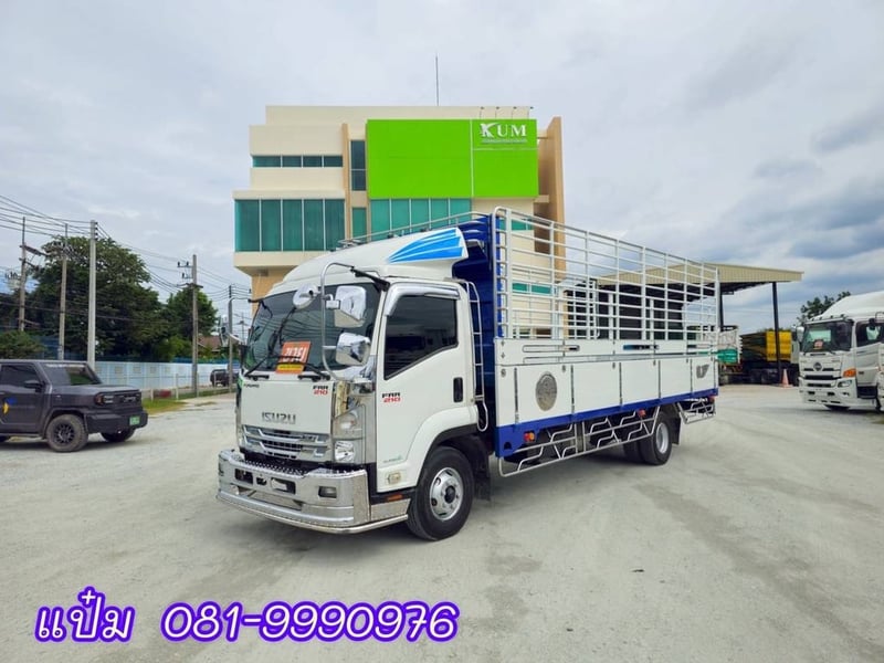 หกล้อคอก ปี 2565 ISUZU  FRR  210  แรงม้า ราคา  1,230,000.-(9202)