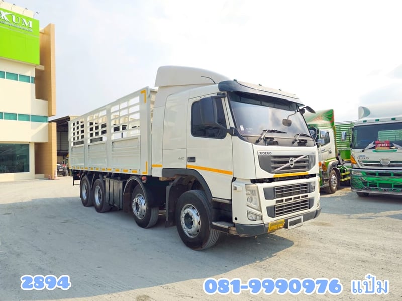 🔥 VOLVO FM 440 แรง ปี 56 สิบสองล้อคอก   (2894) ทรงสวย เครื่องดี แรงจัด ประหยัดน้ำมัน