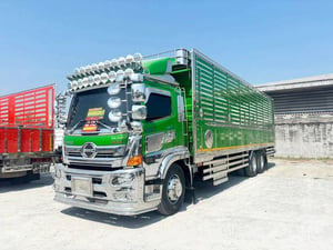 🚚 สิบล้อคอก เพลาเดียว  HINO FL8J  260  ปี 2566 (5115) 💥เพียง 2,750,000 บาn 
