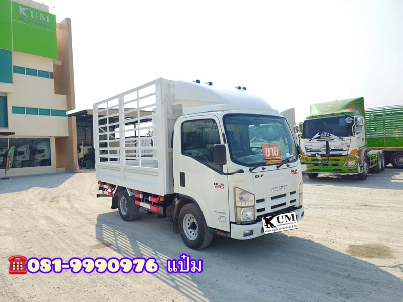  🚛สี่ล้อคอก  ปี 2555 ISUZU  NLR 130 เเรงม้า Sาคา  450,000.-(8467)