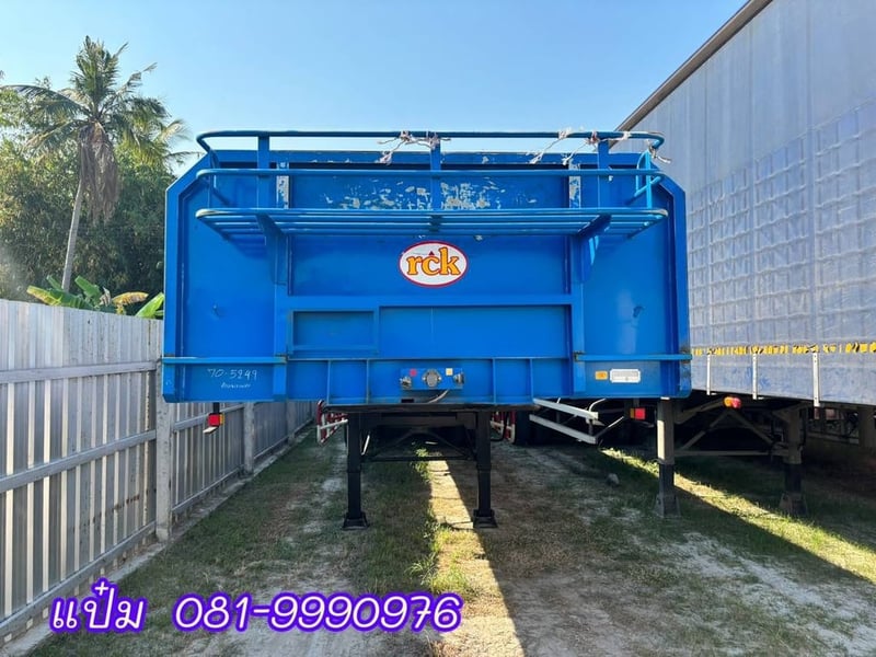 🚚หางพื้นเรียบสามเพลา  อู่  RCK  ปี 2565 (5249) Sาคา  380,000 บาท