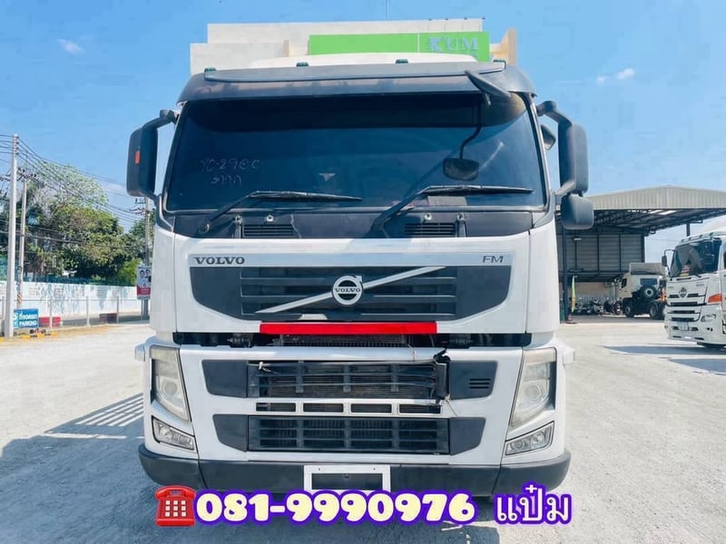 VOLVO FM 440แรงม้า รถบรรทุก 12ล้อ กระบะคอกสูง ปี2013 เลขไมล์ 730,000 กม.