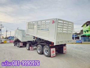 🚌สิบล้อดั้มพ์พ่วงเเม่ลูก ปี 2565 ISUZU  FXZ  360  แรงม้า ราคา  3,150,000.-(3843)(3844)