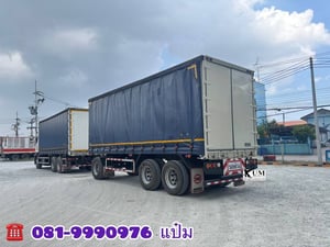 🚚สิบล้อตู้ผ้าใบ พ่วงเเม่ลูก ปี 2567 HINO  FL1A 260 แรงม้า Sาคา  2,920,000.-(5506)(5507)