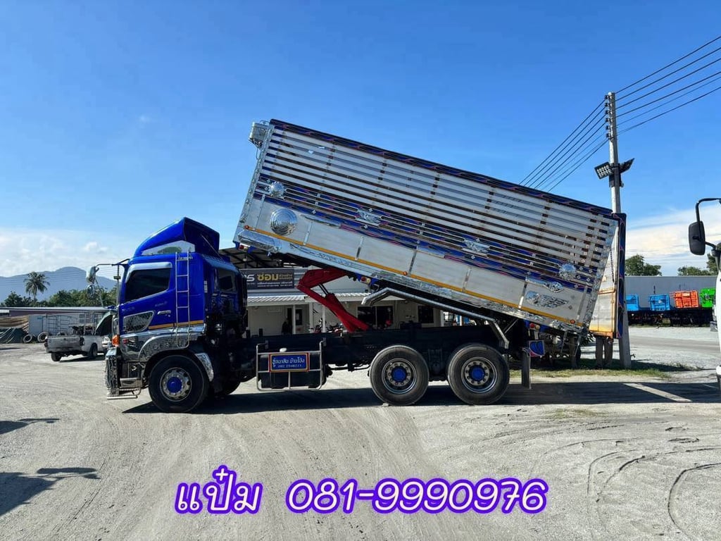 🚚 สิบล้อดั้มพ์  ปี 2566 HINO FM1A 344  เเรงม้า ราคา  2,250,000.-(2108)