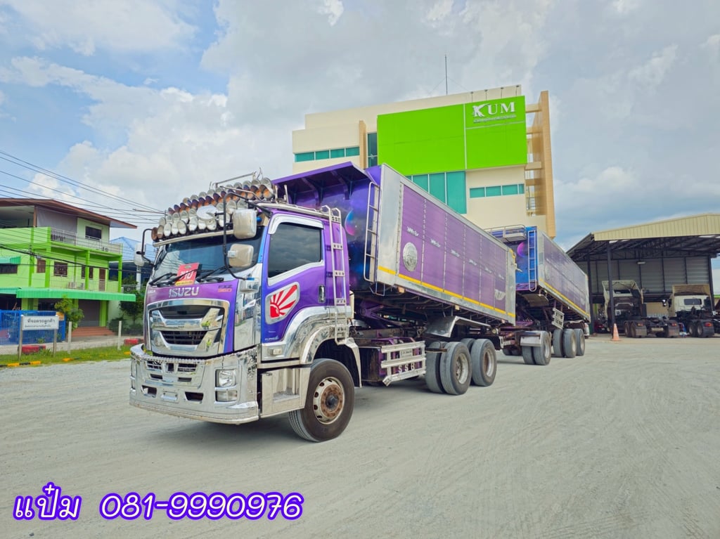 สิบล้อดั้มพ์พ่วงเเม่ลูก ปี 2565 ISUZU FXZ 360 แรงม้า ราคา 2,320,000.-(2868)(2869) สิบล้อดั้มพ์พ่วงเเม่ลูก ปี 2565 ISUZU FXZ 360 แรงม้า ราคา 2,320,000.-(2868)(2869)