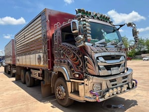 สิบล้อดั้มพ่วงแม่ลูก ISUZU FXZ 360 ปี 2565 (1903)(1904)
