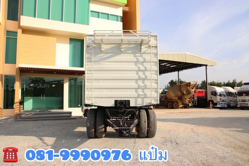 🚛หางคอกสามเพลา  ปี 2564 อู่เอสเคที  Sาคา 370,000.- (0735)