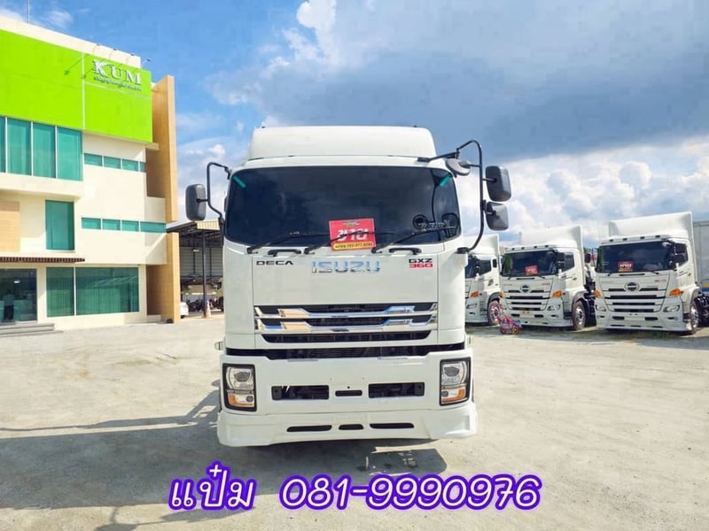 ISUZU GXZ 360แรงม้า รถบรรทุก หัวลาก 10ล้อ หัวลาก เฉพาะหัว ปี2024 เลขไมล์ 120,000 กม. ISUZU GXZ 360แรงม้า รถบรรทุก หัวลาก 10ล้อ หัวลาก เฉพาะหัว ปี2024 เลขไมล์ 120,000 กม.