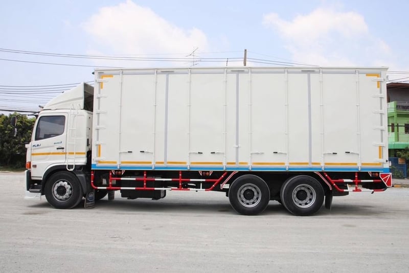 HINO FL8J 260แรงม้า รถบรรทุก 10ล้อ ตู้แห้ง HINO FL8J 260แรงม้า รถบรรทุก 10ล้อ ตู้แห้ง