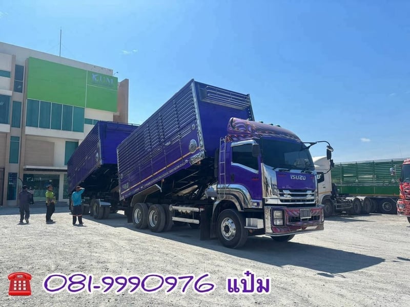 ☎️สิบล้อดั้มพ์ พ่วงเเม่ลูก ปี 54  55 ISUZU FXZ  360 แรงม้า Sาคา  1,590,000.-(9033)(0857)