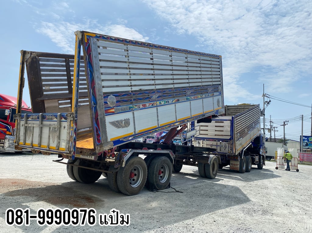 🚚สิบล้อดั้มพ์พ่วงเเม่ลูก  ปี 2566  HINO FM1A  344 แรงม้า ราคา  2,840,000.-(2108)(2066)