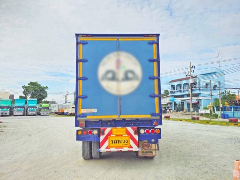 หางตู้ผ้าใบ สามเพลา อู่สามมิตร ปี 2565 ยาว 13.50 กว้าง 2.50 สูง 2.60 Sาคา 720,000.-(0160)