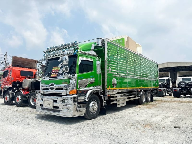  🚚 HINO FL8J  260 เเรง ปี 2566 Sาคา  2,750,000.- (5115) 📞 โทร. 081-9990976 เเป๋ม