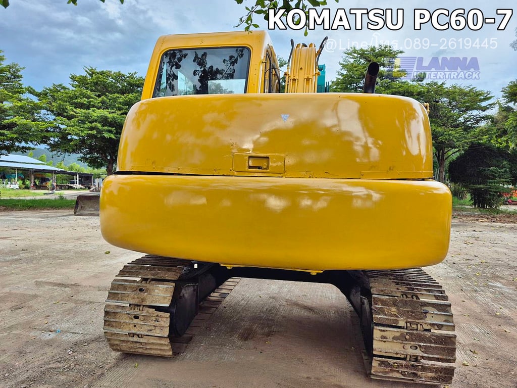KOMATSU PC60-7 มีไลน์เจาะ sาคา 360,000 บาท เครื่องยนต์4D95 