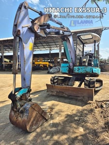 HITACHI EX55UR-3  sาคา 350,000 📣📣 เครื่อง ISUZU-4LE1