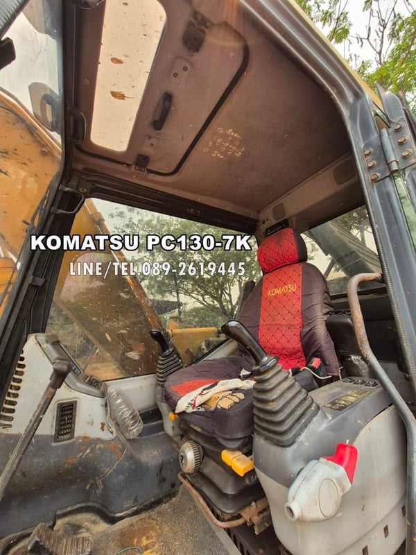 KOMATSU PC130-7K sาคา 470,000  📣📣 ขายตามสภาพ, ระบบได้, คันเร่งไม่ทำงาน