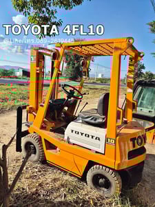 TOYOTA 4FL10 sาคา 85,000  📣📣รถยก1ตัน, เสาสูง3เมตร, เกียร์ธรรมดา, เครื่อง4Pเบนซิน
