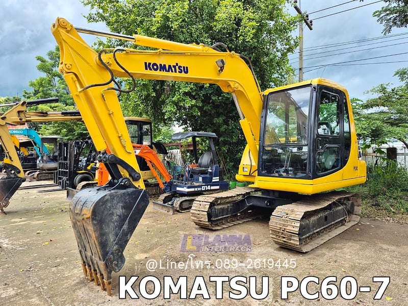 KOMATSU PC60-7 sาคา 390,000 📣📣 มีไลน์เจาะ , เขตภาคเหนือตอนบนจัดได้