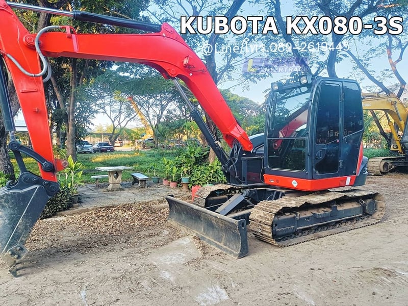 KUBOTA KX080-3S ปี62 sาคา 590,000 📣📣 เลขชั่วโมง 7,1xx ทะเบียนภาษีเต็ม