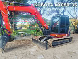 KUBOTA KX080-3S ปี62 sาคา 590,000 📣📣 เลขชั่วโมง 7,1xx ทะเบียนภาษีเต็ม